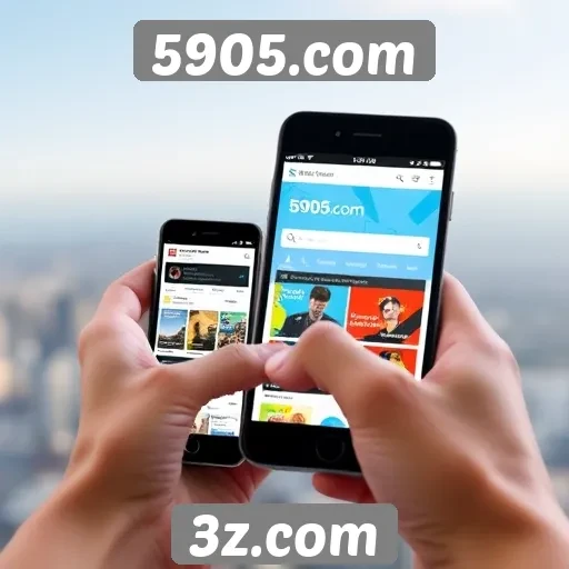 Acessibilidade do site 5905.com em dispositivos móveis