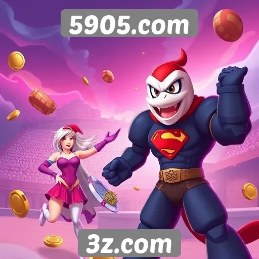 Promoções atuais no site de jogos 5905.com